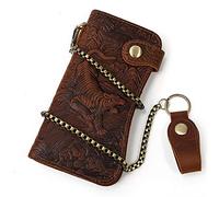 SJZZJSBX Anti-Theft Long Wallet Men's Clutch Bag Large Capacity Multi-Card Wallet Mobile Phone Bag (C,19 * 2.5 * 10cm)