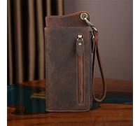 SJZZJSBX Card Holder Men's Large-Capacity Multi-Card Pocket Wallet All-in-one Card Bag Storage (A, Size