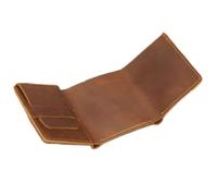 SJZZJSBX Casual Handmade Men's Wallet Wallet Tri-fold Retro Wallet Short Business Wallet Wallet (B,24.5 * 10cm)