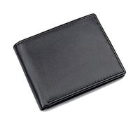 SJZZJSBX Casual Handmade Wallet Short Wallet Anti-theft Brush Wallet Horizontal Business Wallet Men (A,9 * 11 * 2cm)