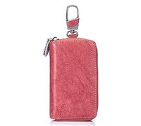 SJZZJSBX Large Capacity Multifunctional Ladies Mens Zipper Key Wallet Wallet Case with 12 Key Slots (C, Size