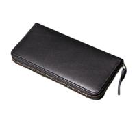 SJZZJSBX Men's Clutch Bag Women's Long Zipper Bag Wallet Multi-Card Large Capacity Wallet Clutch (A,9 * 2 * 19.5cm)