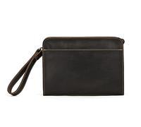 SJZZJSBX Men's Clutch Retro Business Long Clutch Wallet Leather Bag Large Capacity Multifunctional Bag (A,26 * 19 * 7cm)