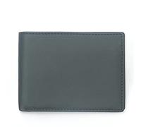 SJZZJSBX Men's Leather Wallet Zipper Multi-Card Top Layer Leather Short Wallet Wallet