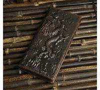 SJZZJSBX Men's Wallet Retro Wallet Long Large Capacity Clutch Bag Business Handmade Wallet (B,18 * 9 * 2m)