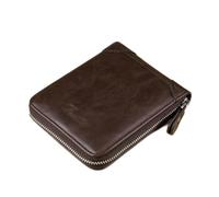 SJZZJSBX Men's Wallet Vertical Retro Wallet Card Bag Purse Money Clip Portable Wallet Card Clip (Argento,10 * 12.5cm)