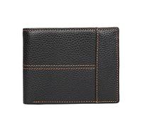 SJZZJSBX Retro Short Men's Wallet Multi-card Pocket Wallet Zipper Coin Purse Business Wallet Men (A,12 * 9.5cm)
