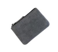 SJZZJSBX Small Purse Women's Storage Bag Card Case Small Suede Card Holder Coin Card Bag Wallet (C, Size