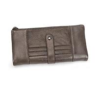 SJZZJSBX Wallet Men's Long Retro Multi-Card Wallet Large-Capacity Hand-held Women's Wallet Card Bag (A,19 * 10 * 3cm)