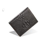 SJZZJSBX Wallet Men's Short Vertical Wallet Multifunctional Leather Case Card Holder Card Storage (Black, Size