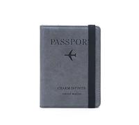 SJZZJSBX Women Men Vintage Business Passport Covers Holder Multi-Function ID Bank Card PU Leather Wallet Case Travel Accessories (B,14.8 * 11cm)