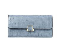 SJZZJSBX Women's Wallet Long Hand Purse Solid Color PU Ultra-Thin Multi-Card Slot Large-Capacity Wallet (A,One Size)