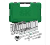 SK 41pc 3/8D Sckt + Rcht Set