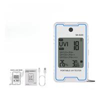 SK-8103 Portable UV Index Meter with SPF Guide, Temp & Humidity Display