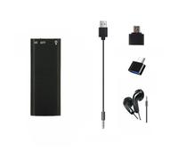 SK-892 Voice Recorder, High-Definition Recorder, MP3 Player, 8/16/32GB Storage Capacity, Supports Continuous Recording, USB Interface, MP3 Audio Format, Voice Activation Function, Includes 2 Black