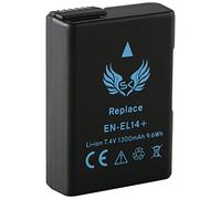 SK Battery Replacement for Nikon EN-EL14 | 1300 mAh | EN-EL14A for Nikon D3100 D3300 D3400 D3500 D5100 D5200 D5300 D5500 D5600 DF // CoolPix P7000 P7700 p7800