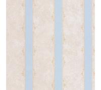 Sk Filson Beige & Blue Stripe Wallpaper
