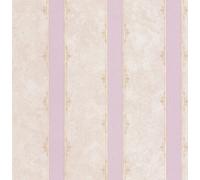 Sk Filson Beige & Purple Stripe Wallpaper
