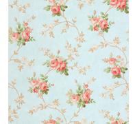 Sk Filson Duck Egg Floral Wallpaper