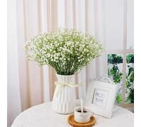 SK-GOODS 108 Heads Artificial Baby's Breath Flowers Fake Silk Gypsophila Bouquet Decors Real Touch Faux Flowers for Wedding Home DIY