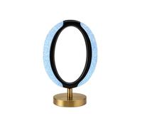 SK-GOODS Modern Crystal LED Table Bedside Lamp Dimmable Touch Control Night Lamp with 3 Color Modes, Decorative Ambient Lighting for Bedroom Home Decor, USB Rechargeable Desk Lamp