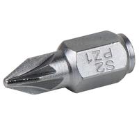 SK Hand Tool KS TOOLS 1/4" Mini bit for pozidriv Screws PZ 1, 18 mm, Clear