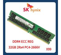 SK hynix 32GB 2Rx4 PC4 2666V DDR4 2666MHz ECC REG RDIMM RAM Server memory 32G X99 can use