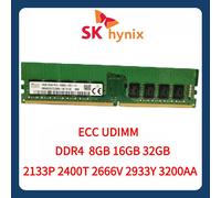 SK Hynix 8GB 16GB 32GB 1Rx8 2Rx8 2133P 2400T 2666V 2933Y 3200AA PC4 Pure ECC UDIMM RAM workstation Unbuffered Server memory