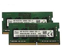 SK Hynix 8GB KIT(2 x 4GB) DDR4 3200MHz PC4-25600 1.2V 1R x 16 SODIMM Laptop RAM Memory Module HMA854S6CJR6N-XN, OEM Package