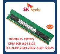 SK hynix PC4 8GB 16GB 32GB 2133 2400 2666 2933 3200 MHz DDR4 RAM Desktop computer PC memory 16G 32G UDIMM