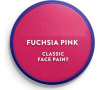 SK INFINITY | Classic Face and Body Paint 18 ml Professional Water Based, Single Cake Makeup Supplies for Adults,(Classic Fuchsia Pink)
