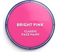 SK INFINITY | Classic Face and Body Paint 18 ml Professional Water Based, Single Cake Makeup Supplies for Adults, Kids (Classic Bright Pink)