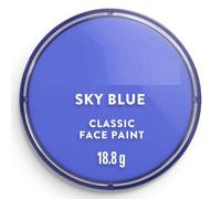 SK INFINITY | Classic Face and Body Paint 18 ml Professional Water Based, Single Cake Makeup Supplies for Adults, Kids (Classic Sky Blue)
