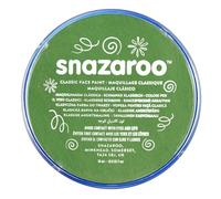 SK INFINITY | Classic Face and Body Paint 18 ml Professional Water Based, Single Cake Makeup Supplies for Adults, Kids (Classic Grass Green)