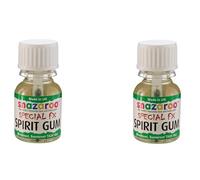 SK INFINITY | Classic Face and Body Paint, Halloween | Special Effects Wax |Blood Sprey | Special Spirit Gum | Water Soluble, Single Cake Makeup Supplies ( Special FX Spirit GUM Pack Of 2))