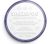 SK INFINITY | Classic Face Paint | Body Paint 18 ml Professional Water Based | Single Cake Makeup Supplies for Adults, Kids ,Halloween (Classic White)