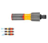 SK INFINITY | Hose Nozzle -Watering Nozzle 3-in-1- Non-Slip Soft Grip Handle - 3 Adjustable Spray Patterns to Suit The Task at Hand (Pack of 1)