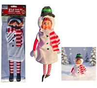 SK INFINITY Naughty Christmas Elf Oustfits and Clothes for Cheeky Badly Behaved Elves Festive Figures deluxe quality (Snowman outfit)
