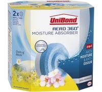 SK INFINITY| UniBond Moisture Absorber Wildflower Meadow Refill Tab | Aromatherapy| Ultra-Absorbent and Odour-Neutralising, for AERO 360° Dehumidifier, Condensation Absorbers (WildFlower (2 x 450g))