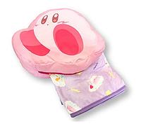 SK Japan 056051 Kirby Star Cushion Blanket, Bedtime Winter Item