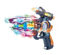 SK MISS Electric Toy Guns for Boys, Fidget Toy Space Guns with Flashing Lights and Blasting Sound Effects, Blaster Pistols for Kids, Pretend Play Light Up Toys