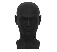 SK-QACD Mannequin Head Male Professional Cosmetology Manikin Head for Display Headset, Headphone, Game Console, Hats, Wigs Jewellery（L30-YH）