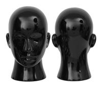 SK-QACD Mannequin Head Male Professional Cosmetology Manikin Head for Display Headset, Headphone, Game Console, Hats, Wigs Jewellery（L20-LH）