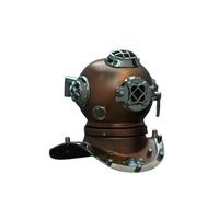 SK & SONS 6" Scuba Diving Nautical Helmet | Maritime Ship's Decorative | Deep Sea Scuba Mark V Divers Helmet/ (Brown)