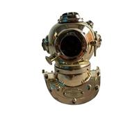 SK & SONS 6" Scuba Diving Nautical Helmet | Maritime Ship's Decorative | Deep Sea Scuba Mark V Divers Helmet/ (Golden)