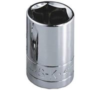 SK Tools USA 1/4" Drive, 16MM, 6 Point, Standard Chrome Socket | 40715