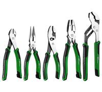 SK Tools USA 5 Piece Dual-Material Multi-Purpose Pliers Set | SK01458