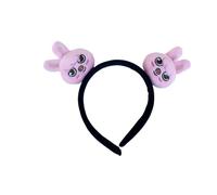 Sk-zoo Plush Headband 'STAY' Hairband 15 * 15 cm stray-kids Wolf Chan Han Bbokari Decorative Headband (Dwaekki, One Size)