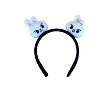 Sk-zoo Plush Headband 'STAY' Hairband 15 * 15 cm stray-kids Wolf Chan Han Bbokari Decorative Headband (Leebit, One Size)