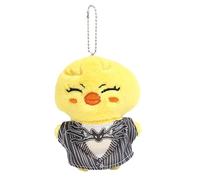Sk-zoo Plush Keychain 'ATE Tour' Keyring with removable cloth ‘STAY’ 12 cm stray-kids Wolf Chan Jiniret Bbokari Key Chain Pendant (Bbokari)